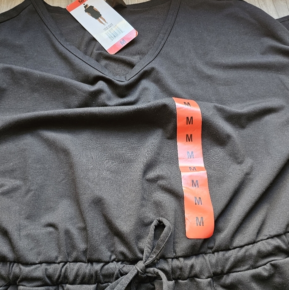 32 Degrees Dress Cool Black Romper Summer Lightweight Womens Medium Cute - Picture 2 of 4